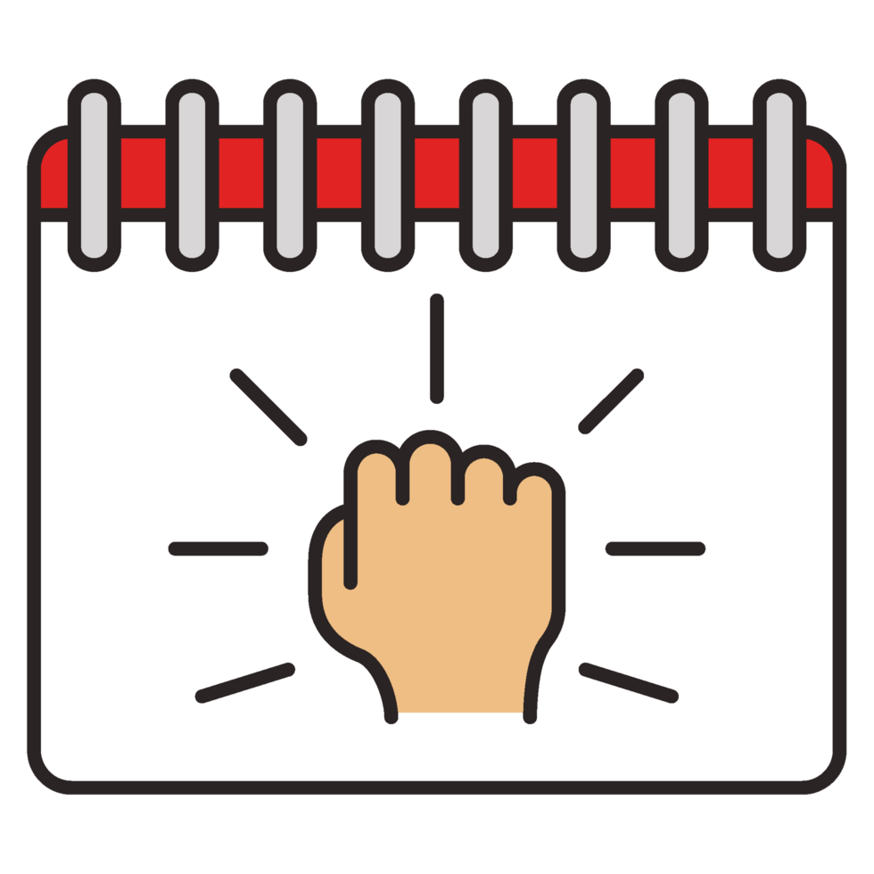 hand freedom independence day calendar png