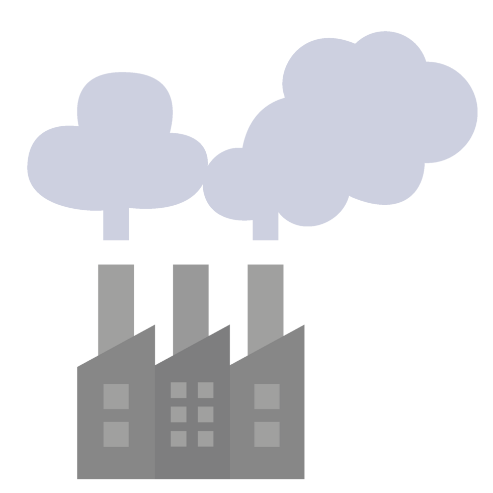industrial pollution illustration png