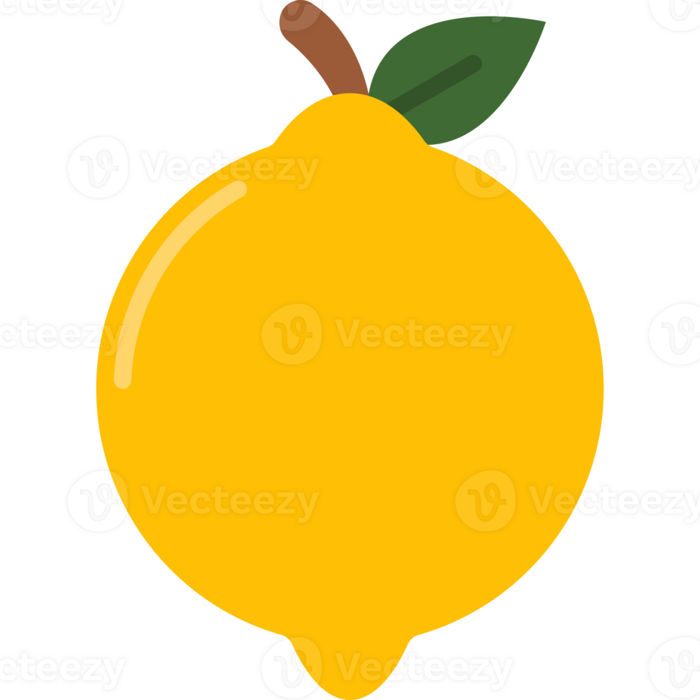 Lemon Fruit Illustration Isolated Transparent Background png