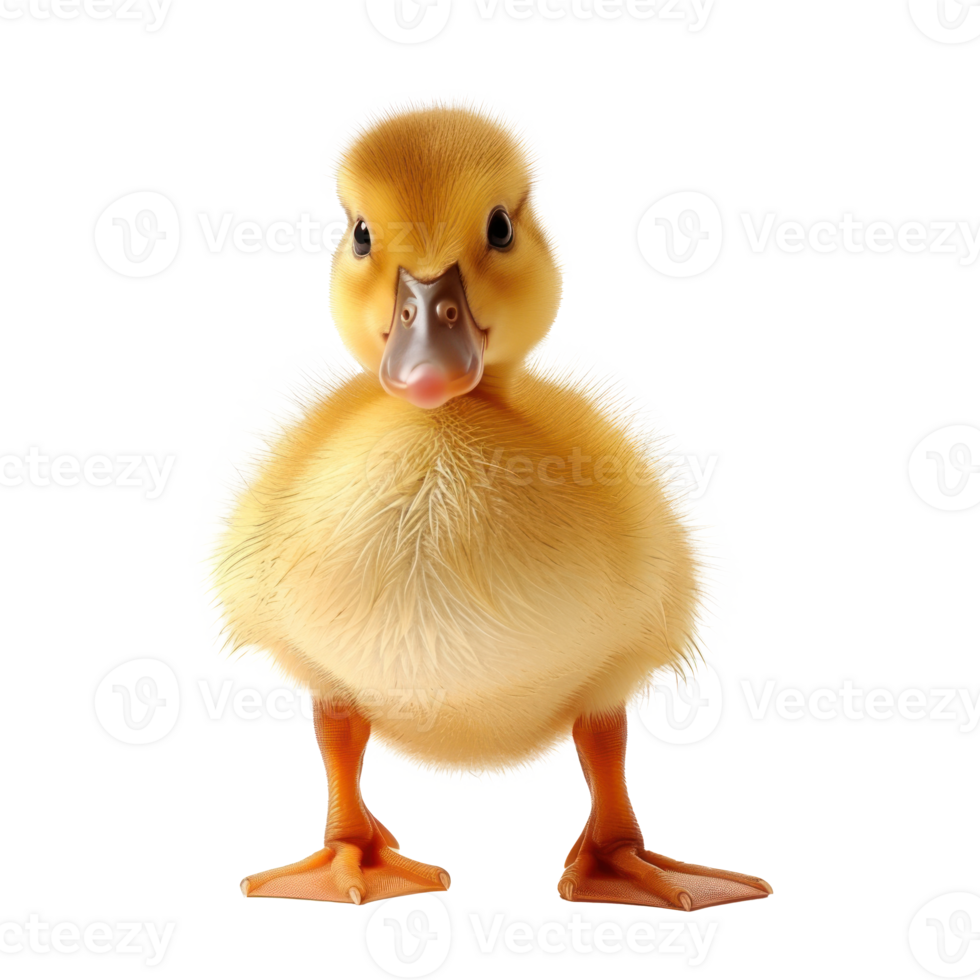 a small yellow duck on a transparent background png