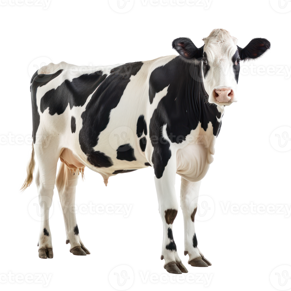 a cow standing on transparent background png