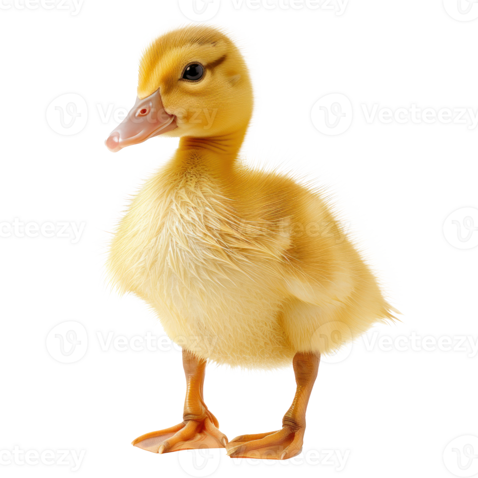 a small yellow duck on a transparent background png