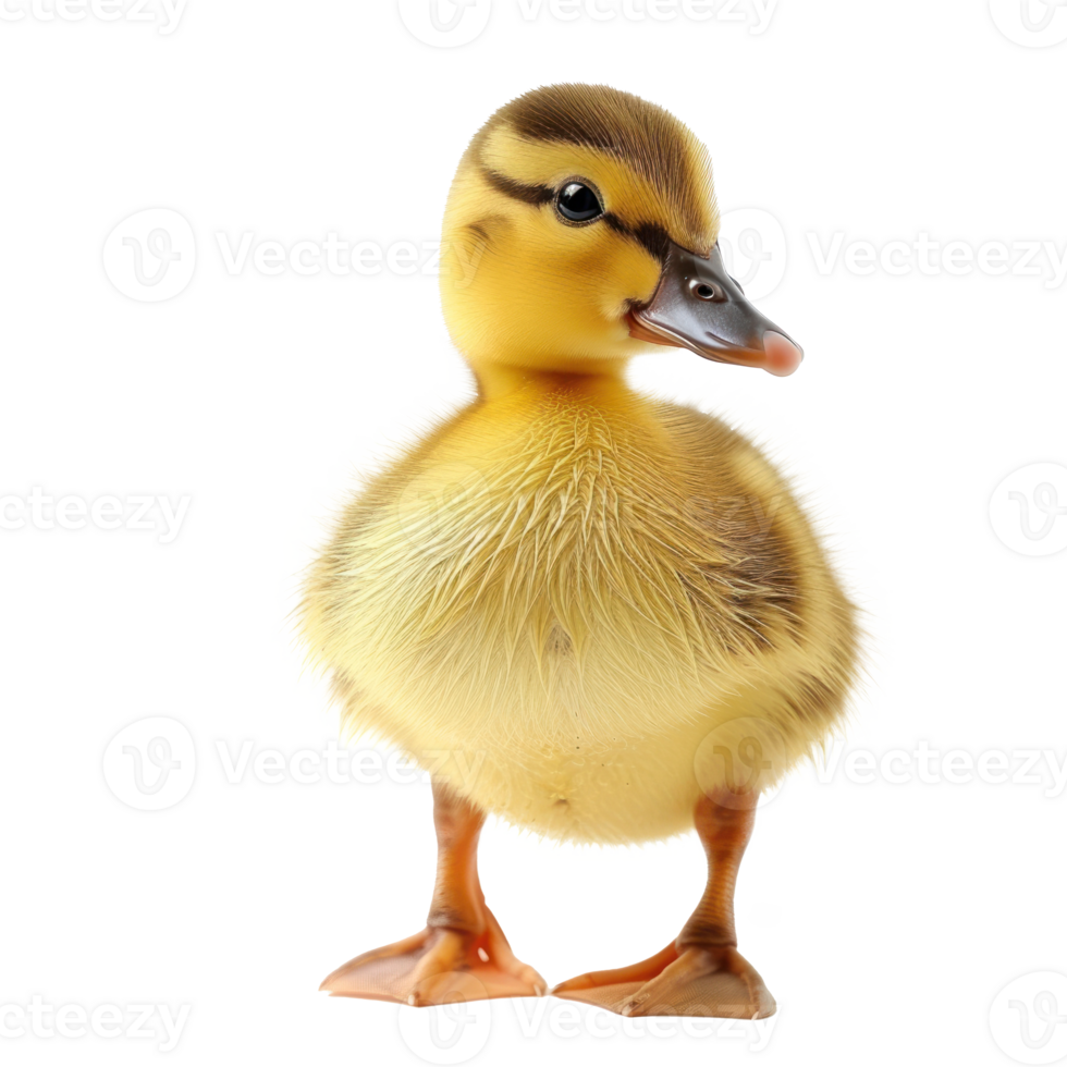 a small yellow duck on a transparent background png