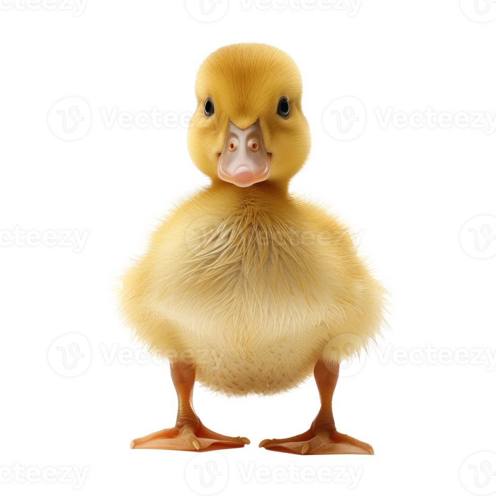 a small yellow duck on a transparent background png
