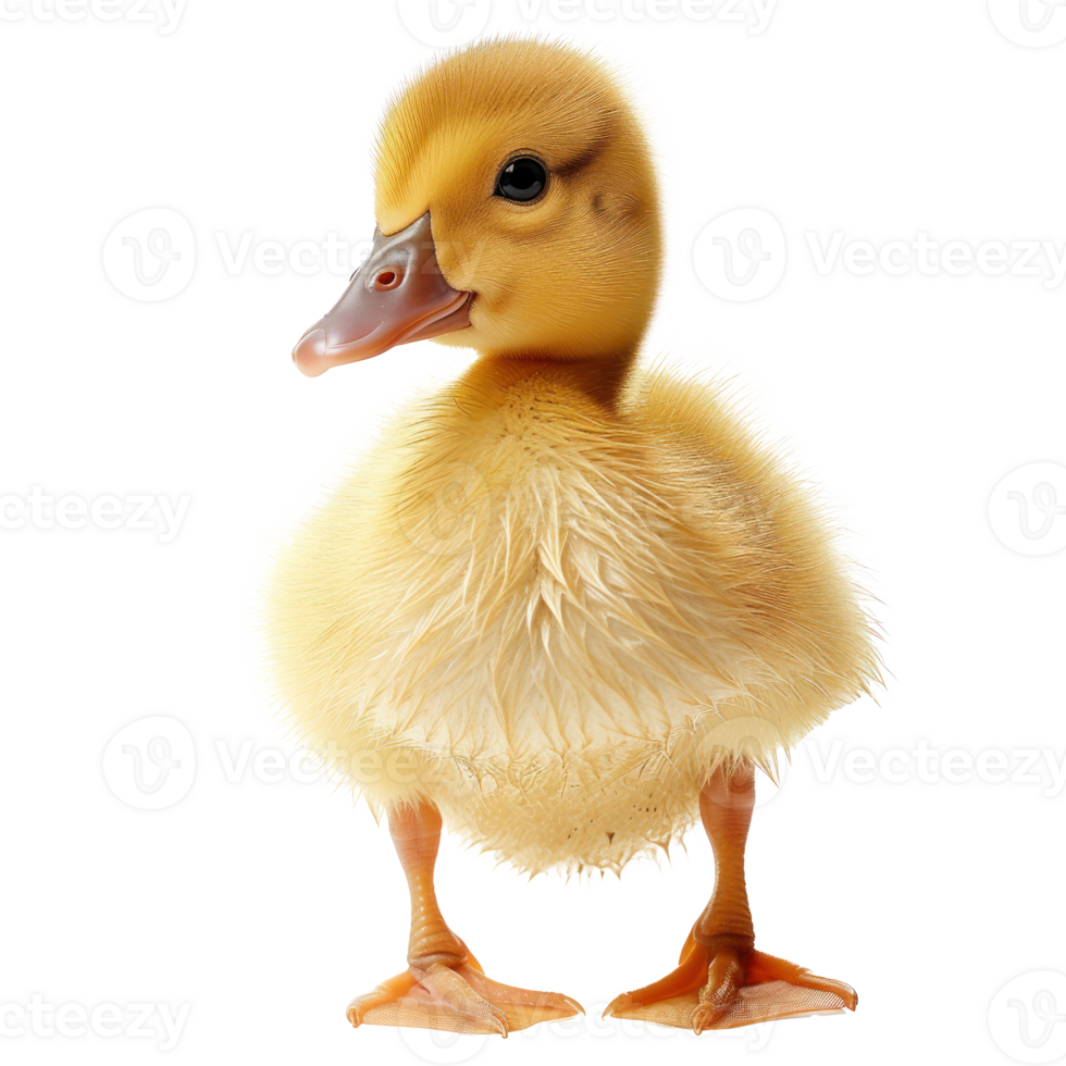 a small yellow duck on a transparent background png