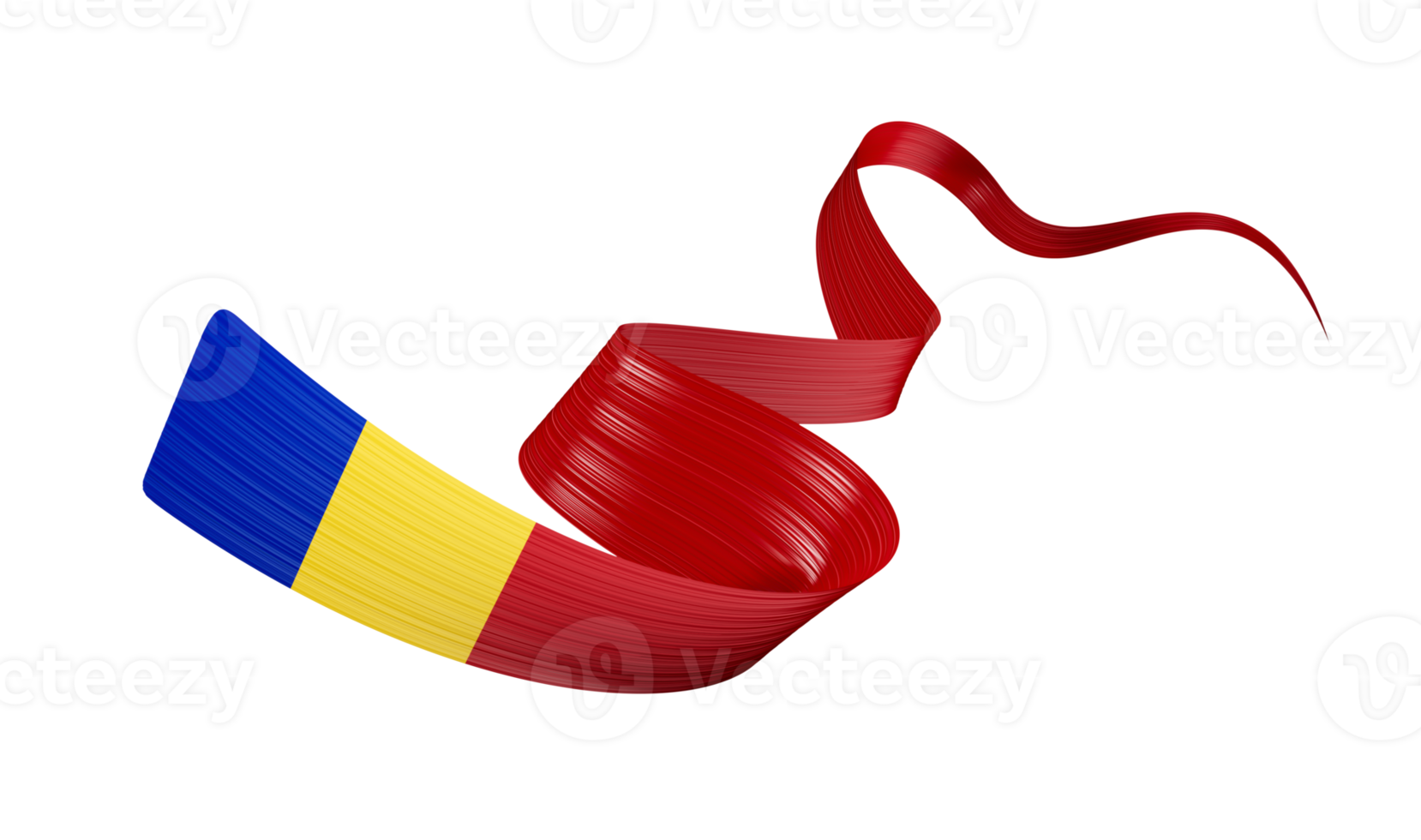 3d Flag Of Moldova 3d Shiny Waving Ribbon Flag 3d Illustration png