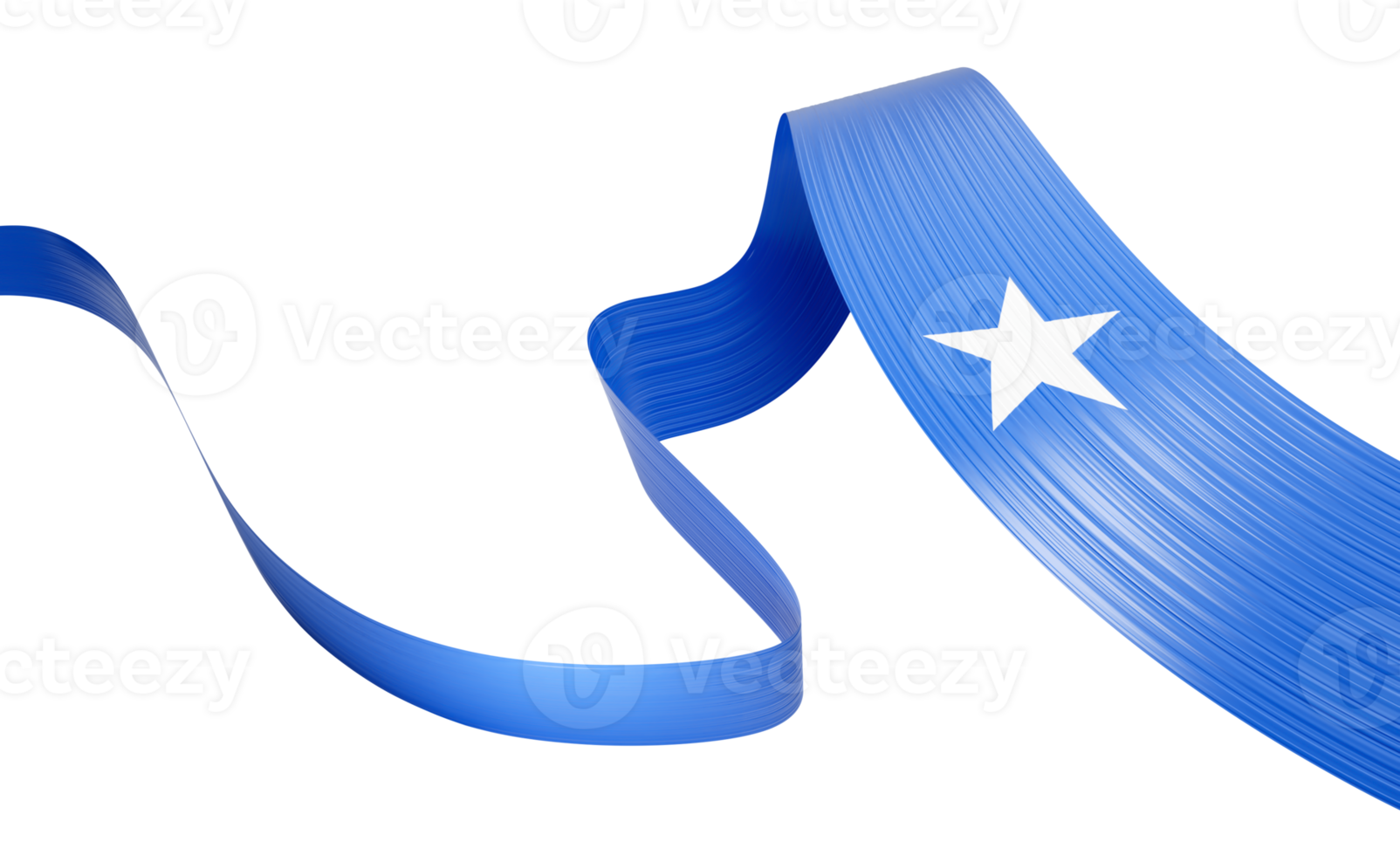 3d Flag Of Somalia 3d Shiny Waving Somalia Ribbon Flag 3d Illustration png