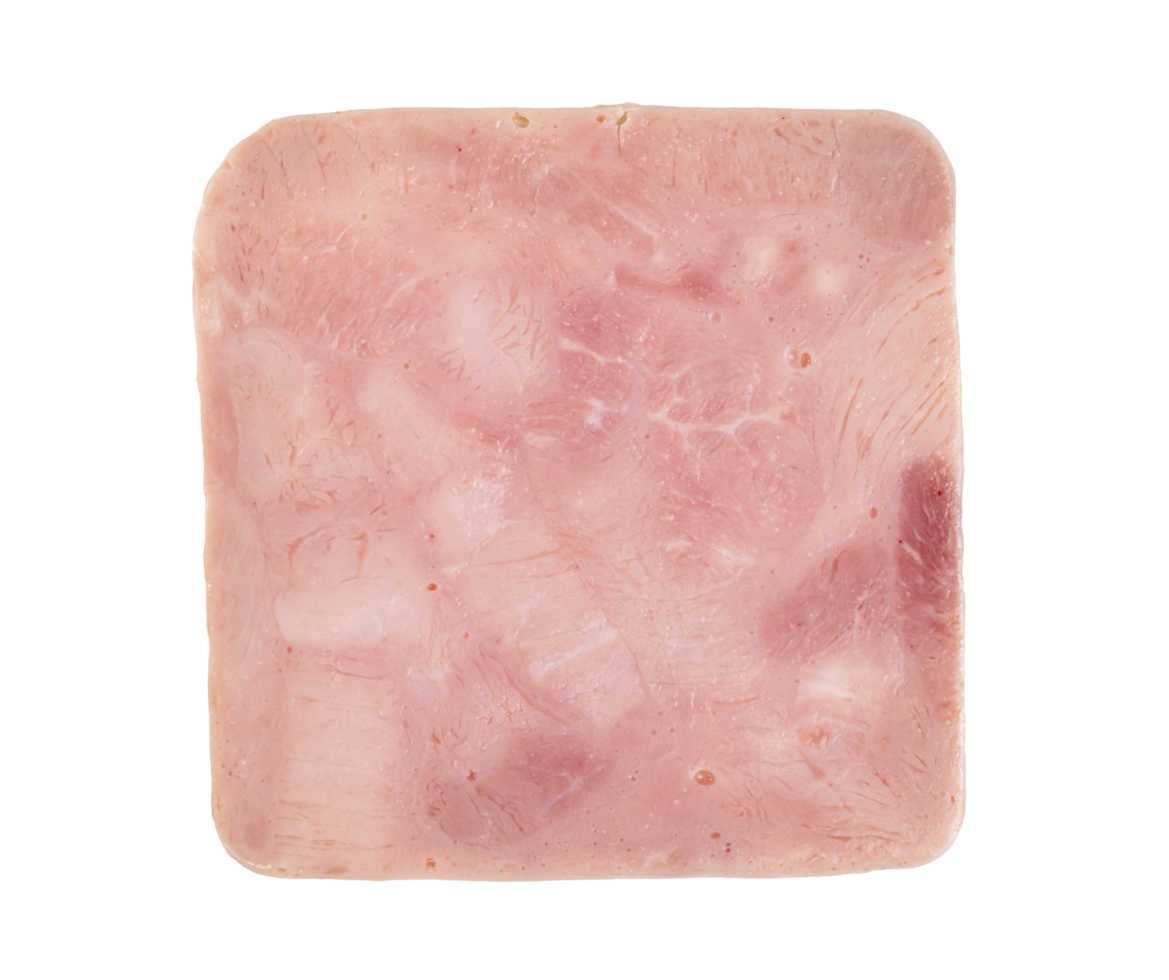 Ham slices isolated png