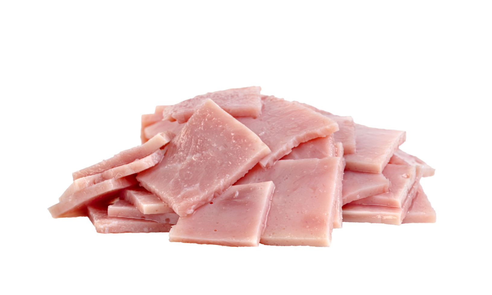 Ham slices isolated png