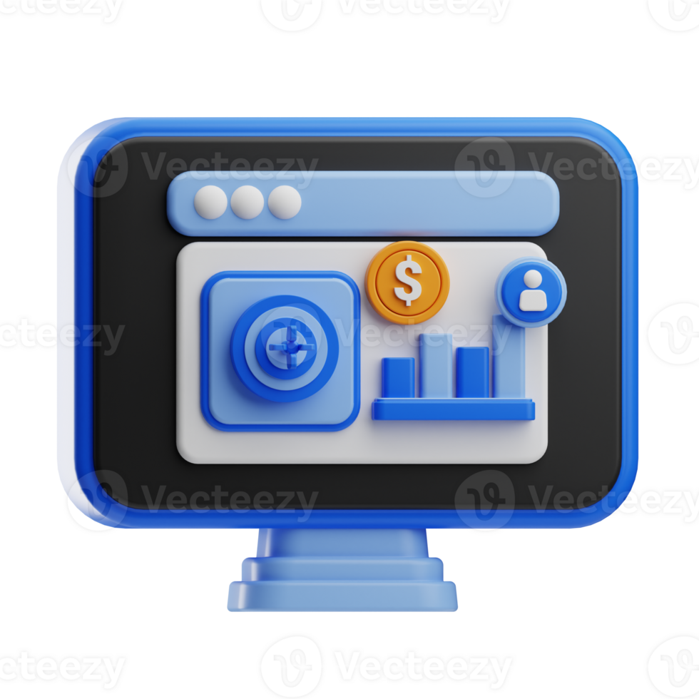 Business Strategy business object illustration 3d png