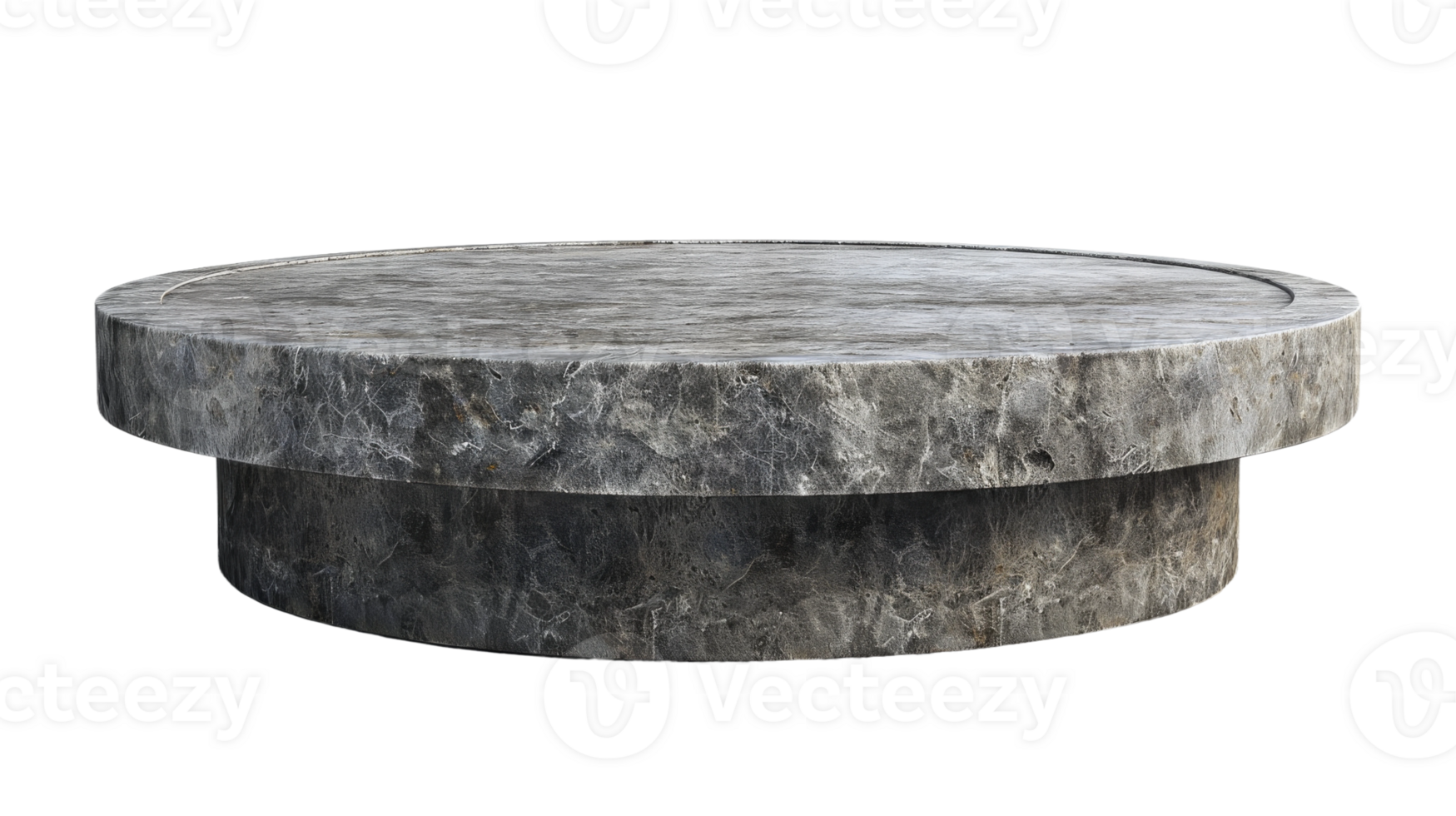 Stone Podium for Displaying Products on Transparent Background, Format png