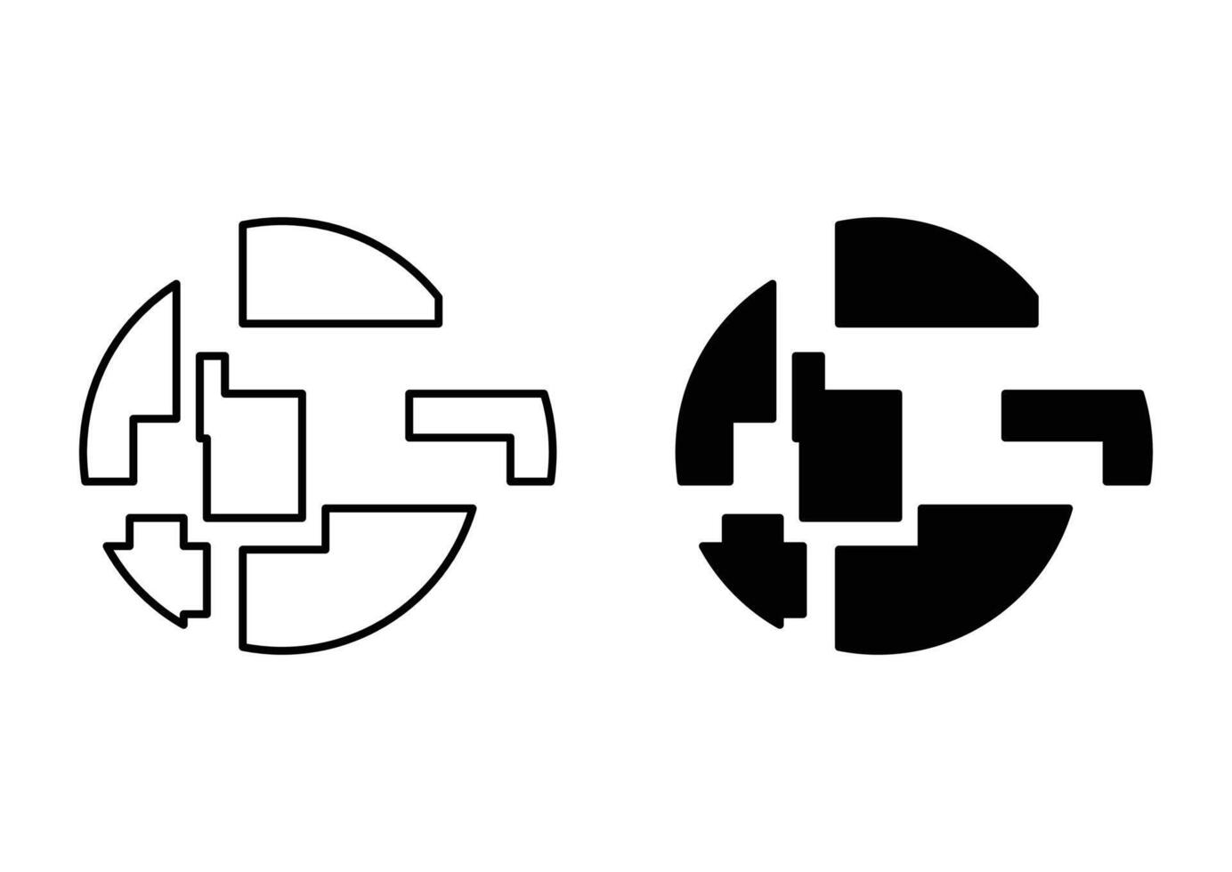 destroy planet icon vector
