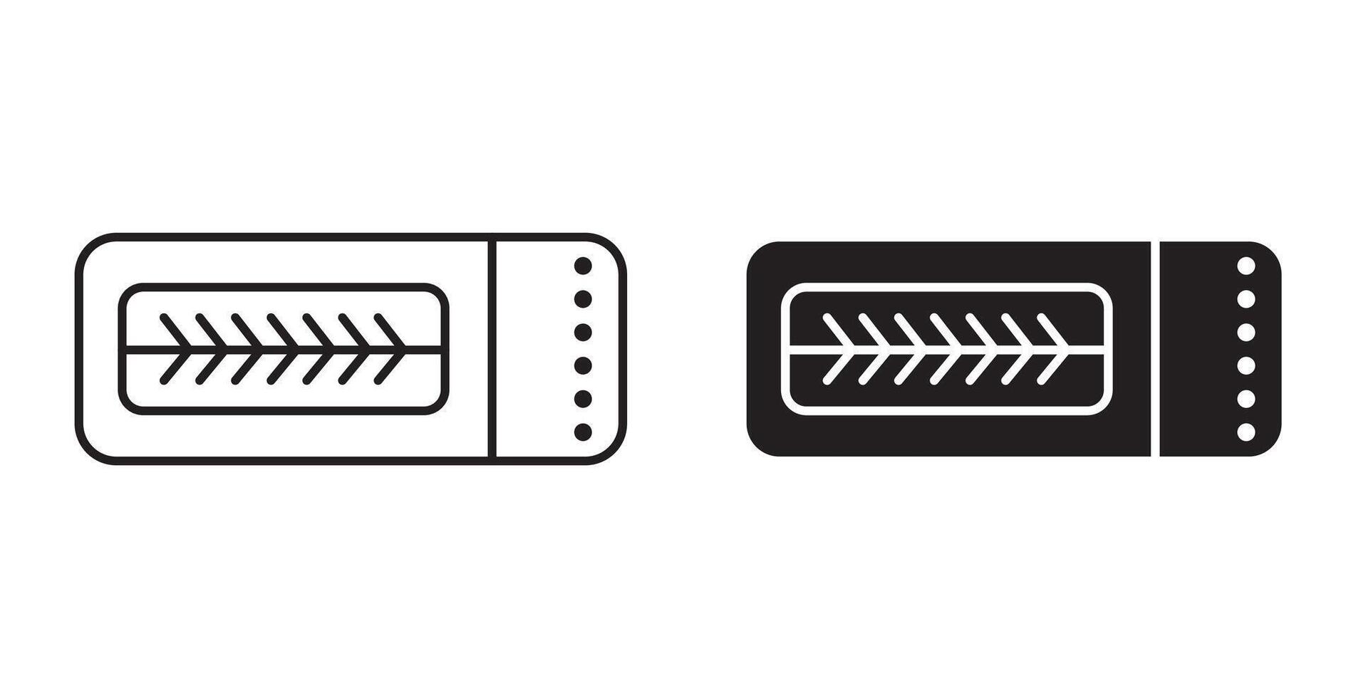rotisserie flat line icon set. Rotisserie Thin line illustration vector