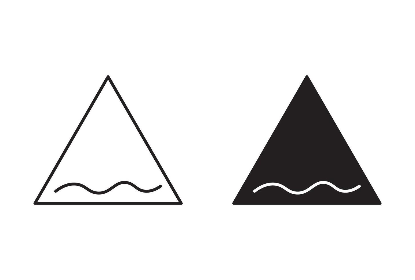 rough road Outline Icon drawing set. rough road for app web use vector