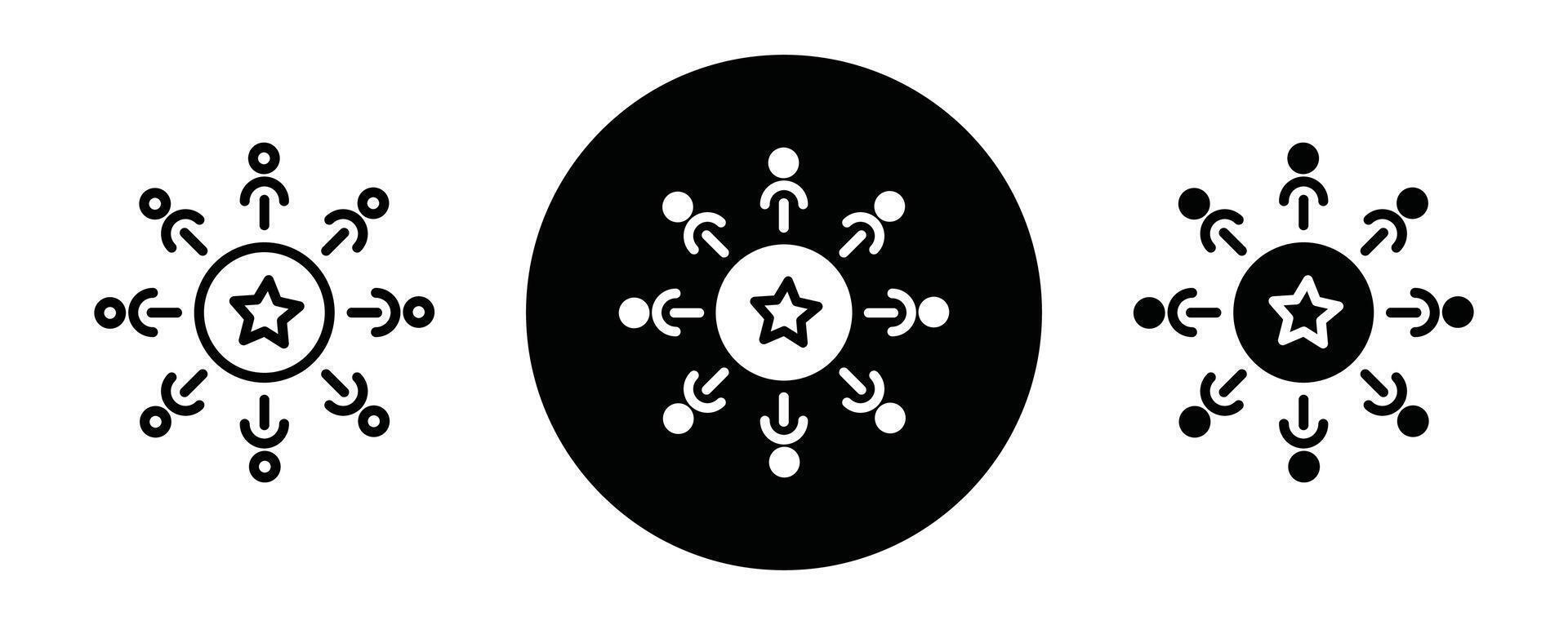Brand awareness outline icon collection or set. Brand awareness Thin line art vector