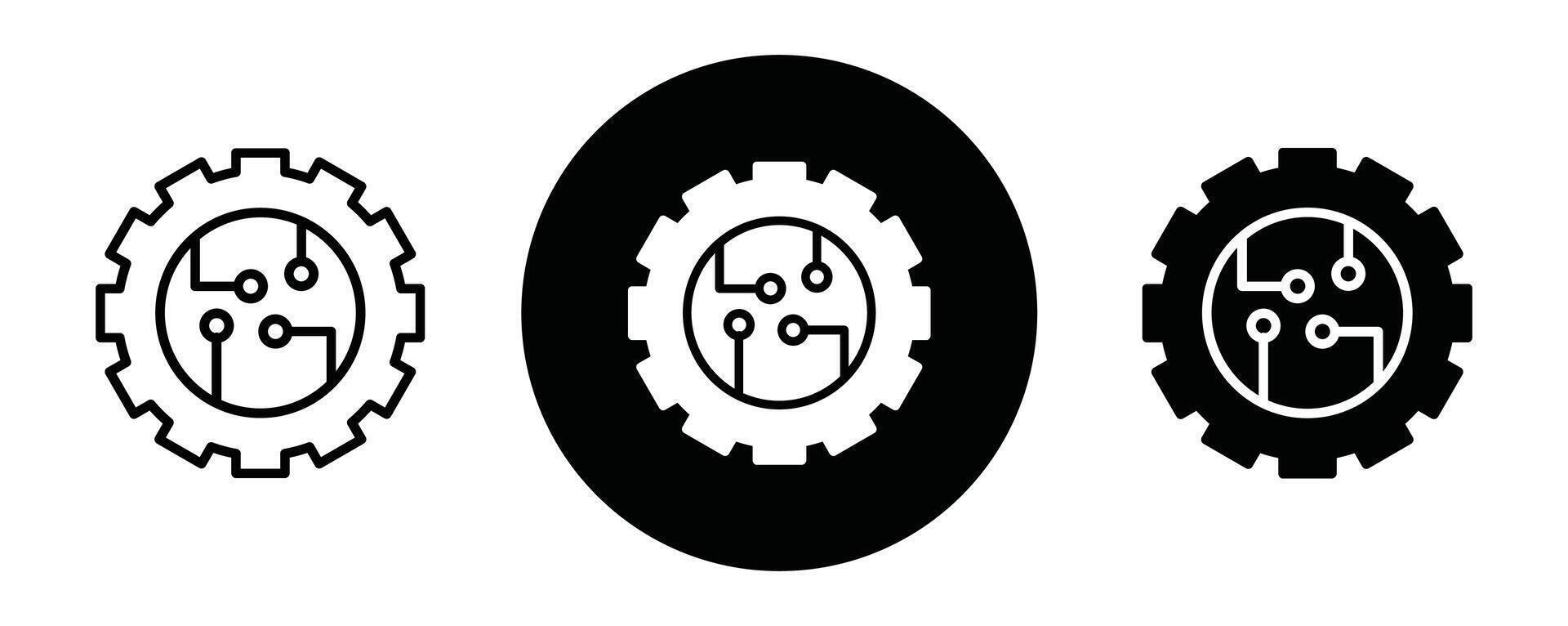 ETL outline icon collection or set. ETL Thin line art vector