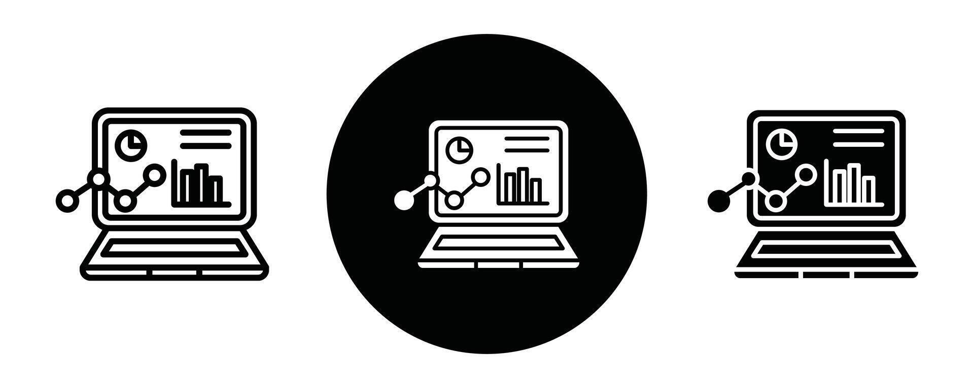 Dashboard outline icon collection or set. Dashboard Thin line art vector