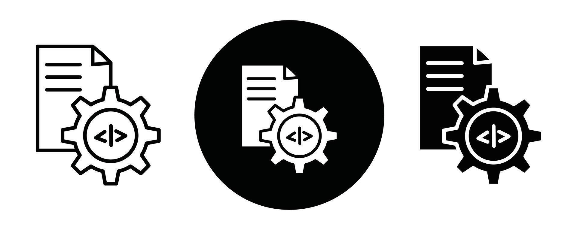 Compile outline icon collection or set. Compile Thin line art 47697654 ...