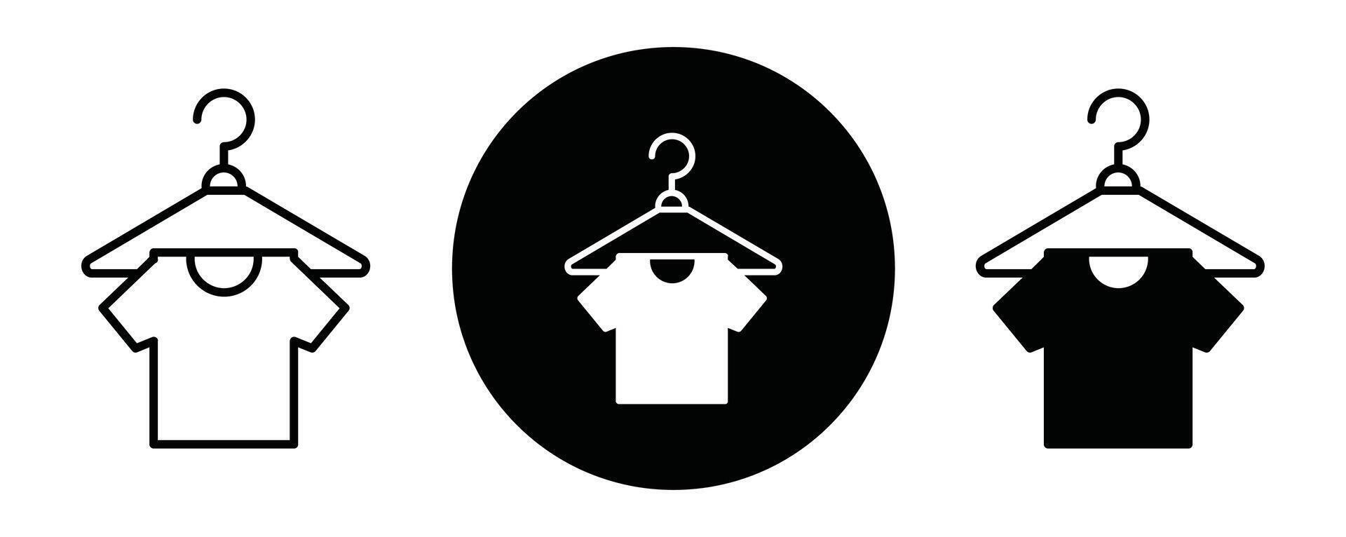 Garment outline icon collection or set. Garment Thin line art vector