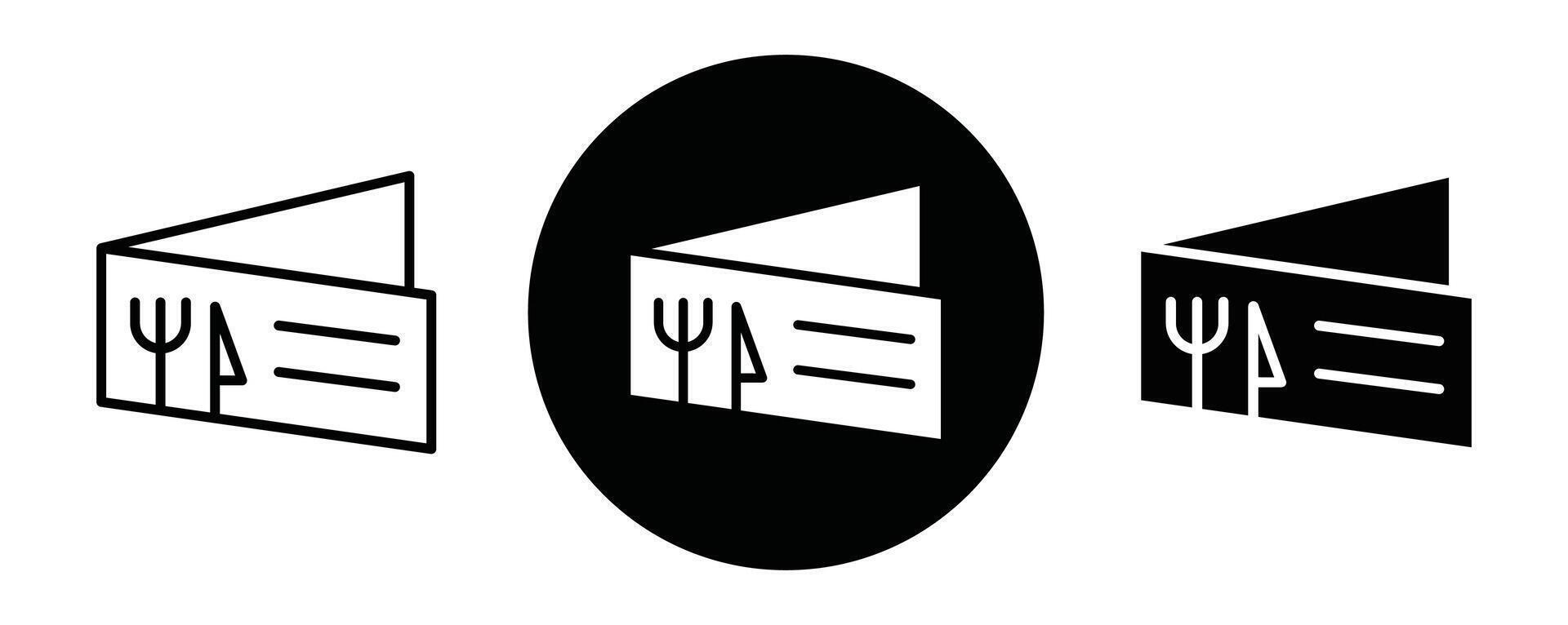 Restaurant outline icon collection or set. Restaurant Thin line art vector