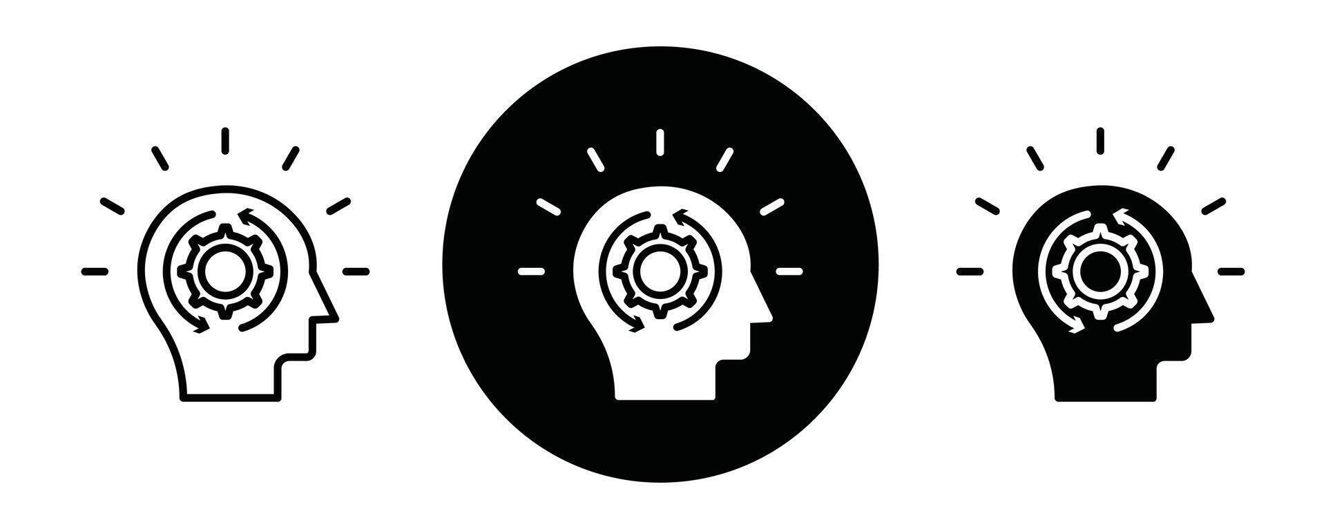 Realization outline icon collection or set. Realization Thin line art vector
