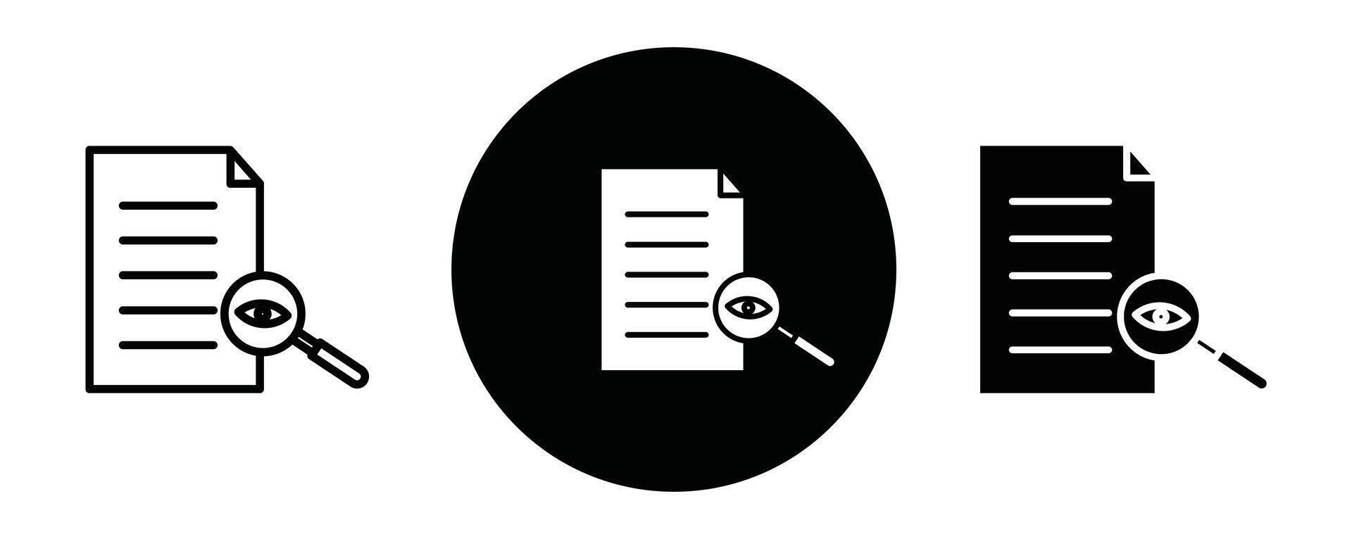 Watchlist outline icon collection or set. Watchlist Thin line art vector