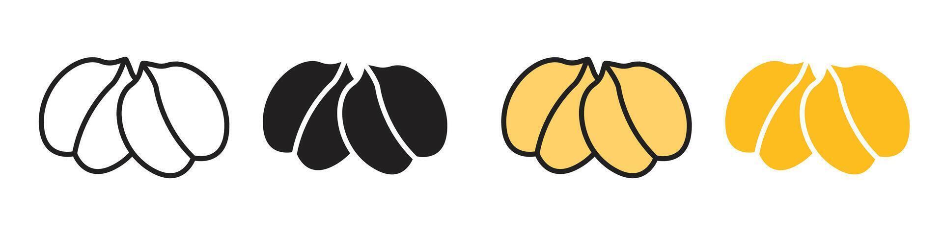 Healthful Legume Protein Icon Signifying Nutritious Vegan Options vector