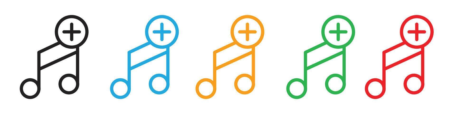 Downloadable Music File Icon for Personalized Playlists vector