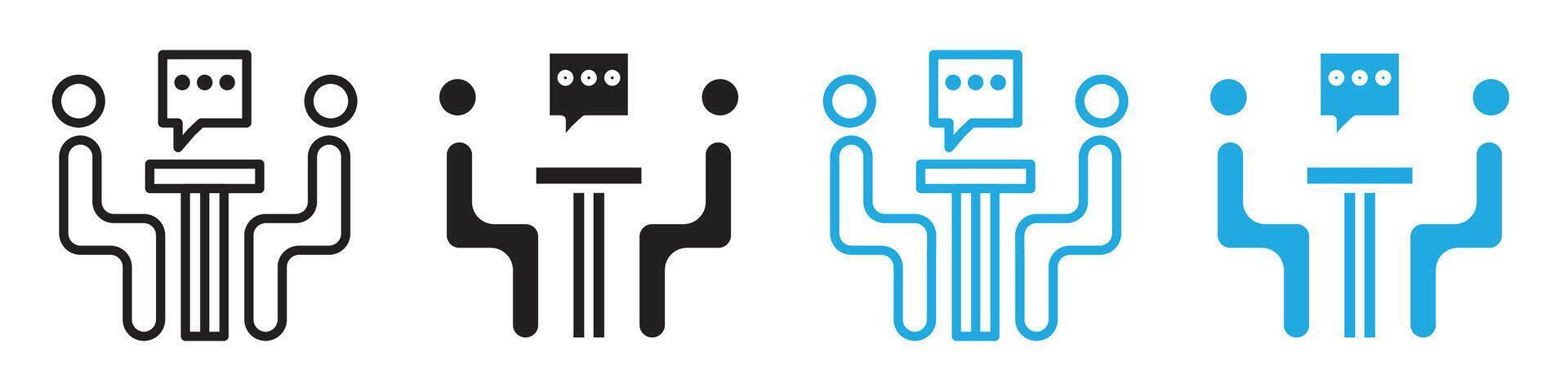 Consulting icon set featuring strategy, collaboration, and business management symbols for corporate use vector