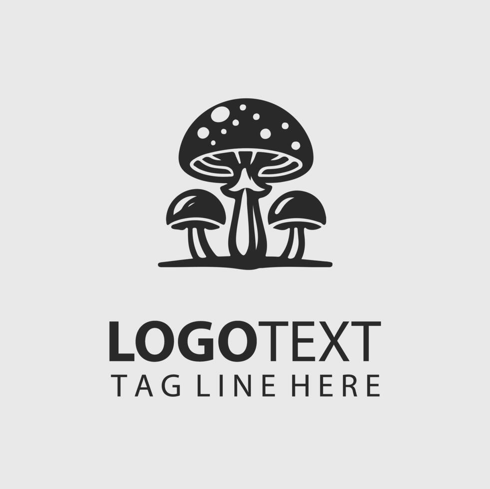 Mushroom Logo Illustrations vector