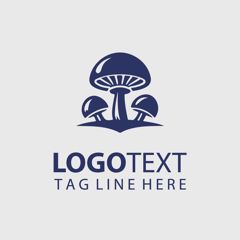 Mushroom Logo Illustrations vector