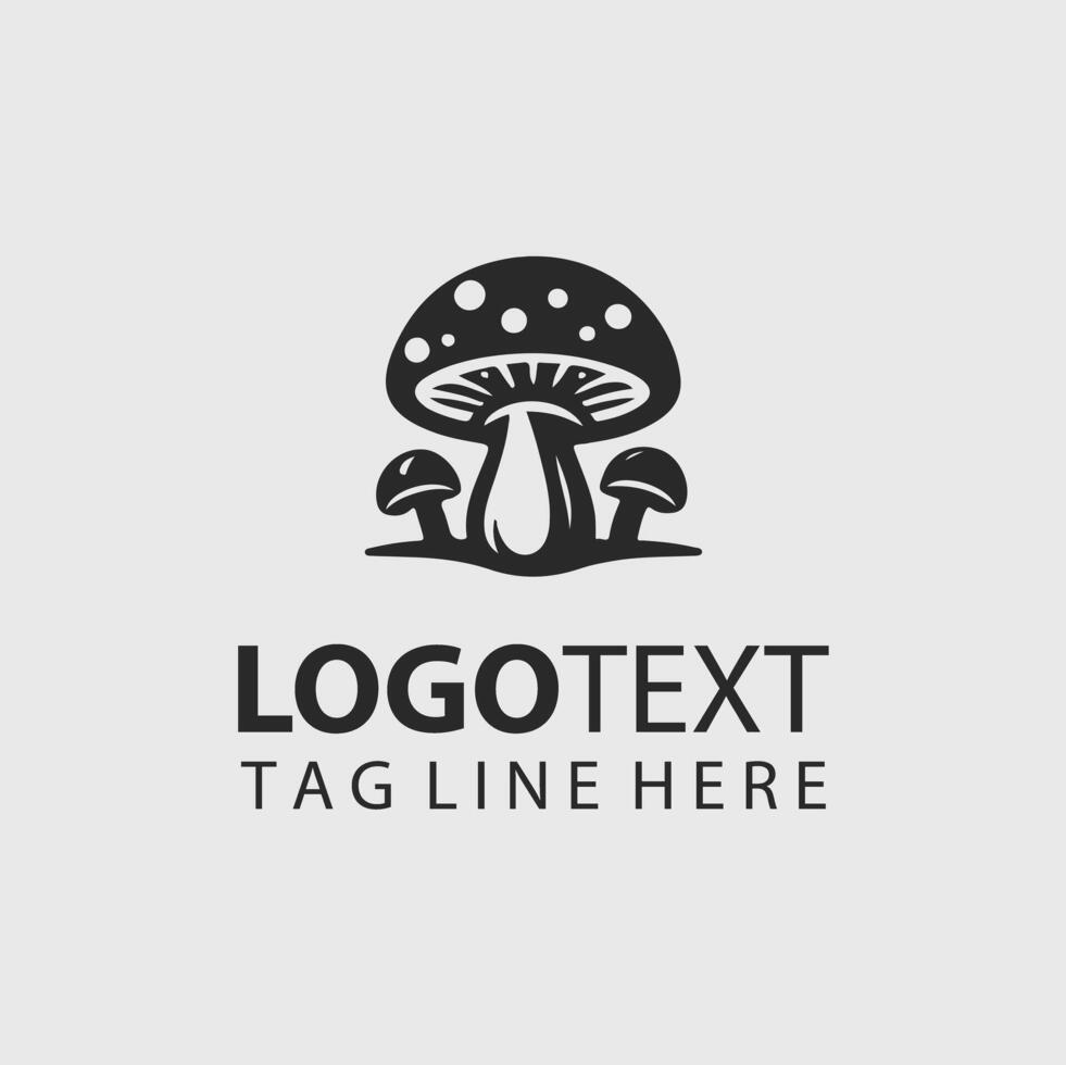 Mushroom Logo Illustrations vector