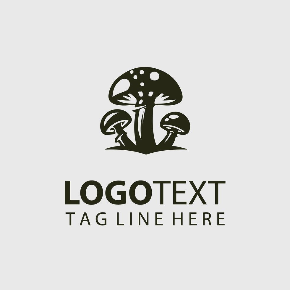Mushroom Logo Illustrations vector