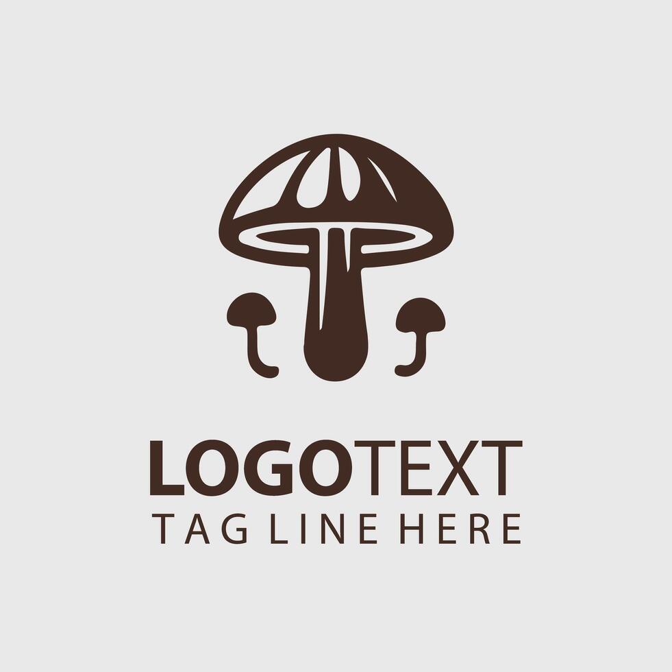 Mushroom Logo Illustrations vector