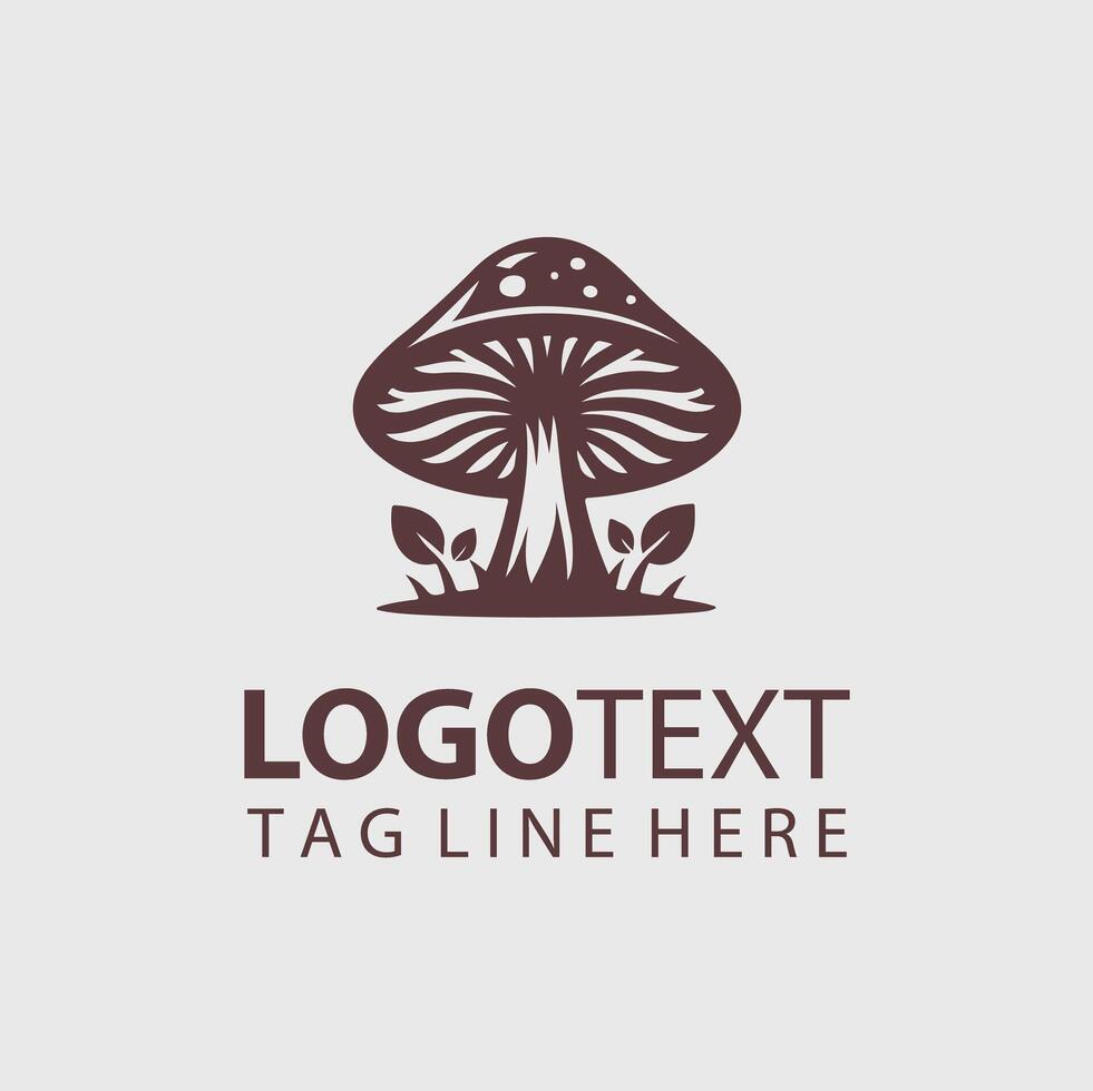 Mushroom Logo Illustrations vector