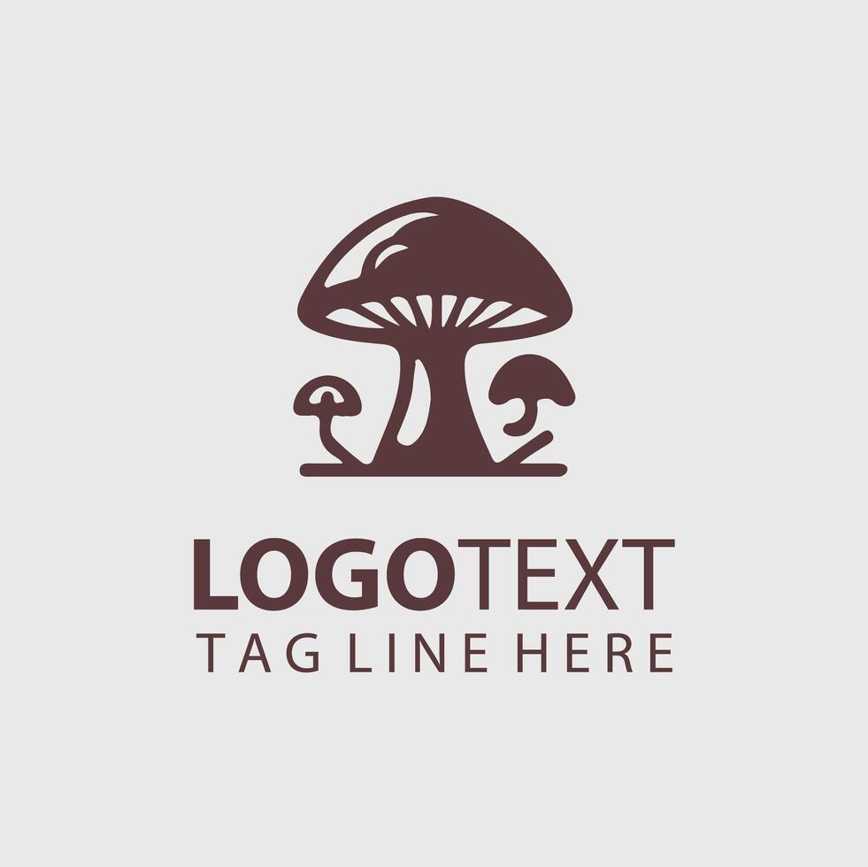 Mushroom Logo Illustrations vector