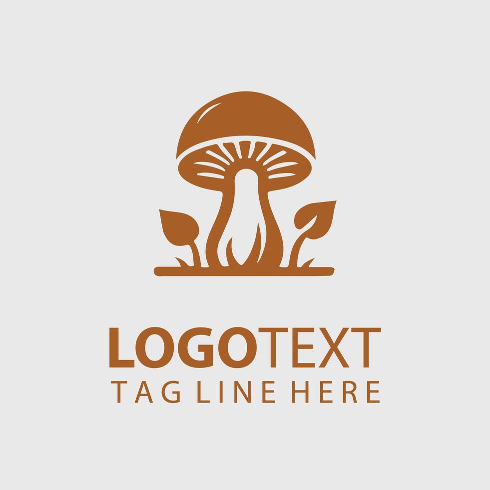 Mushroom Logo Illustrations vector