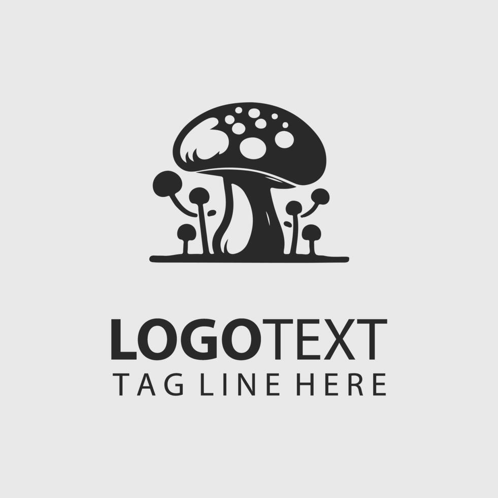 Mushroom Logo Illustrations vector