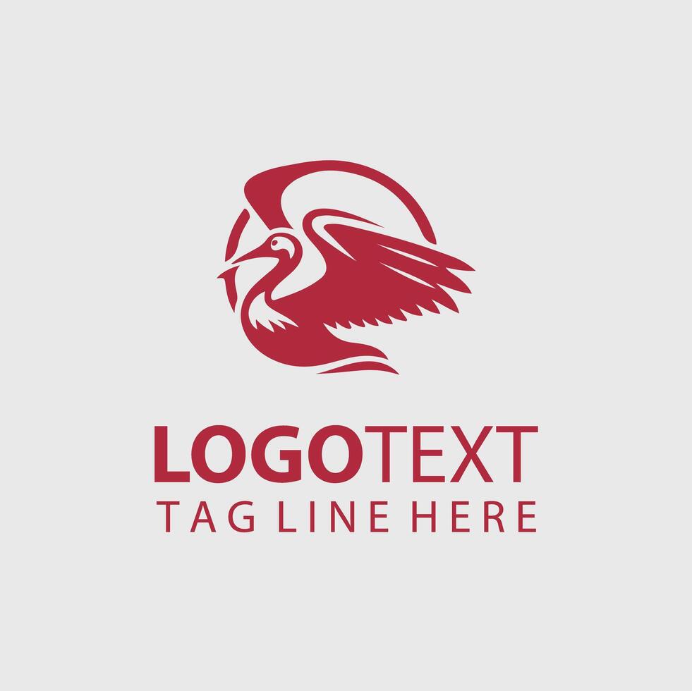 Pelican Logo Illustrations vector