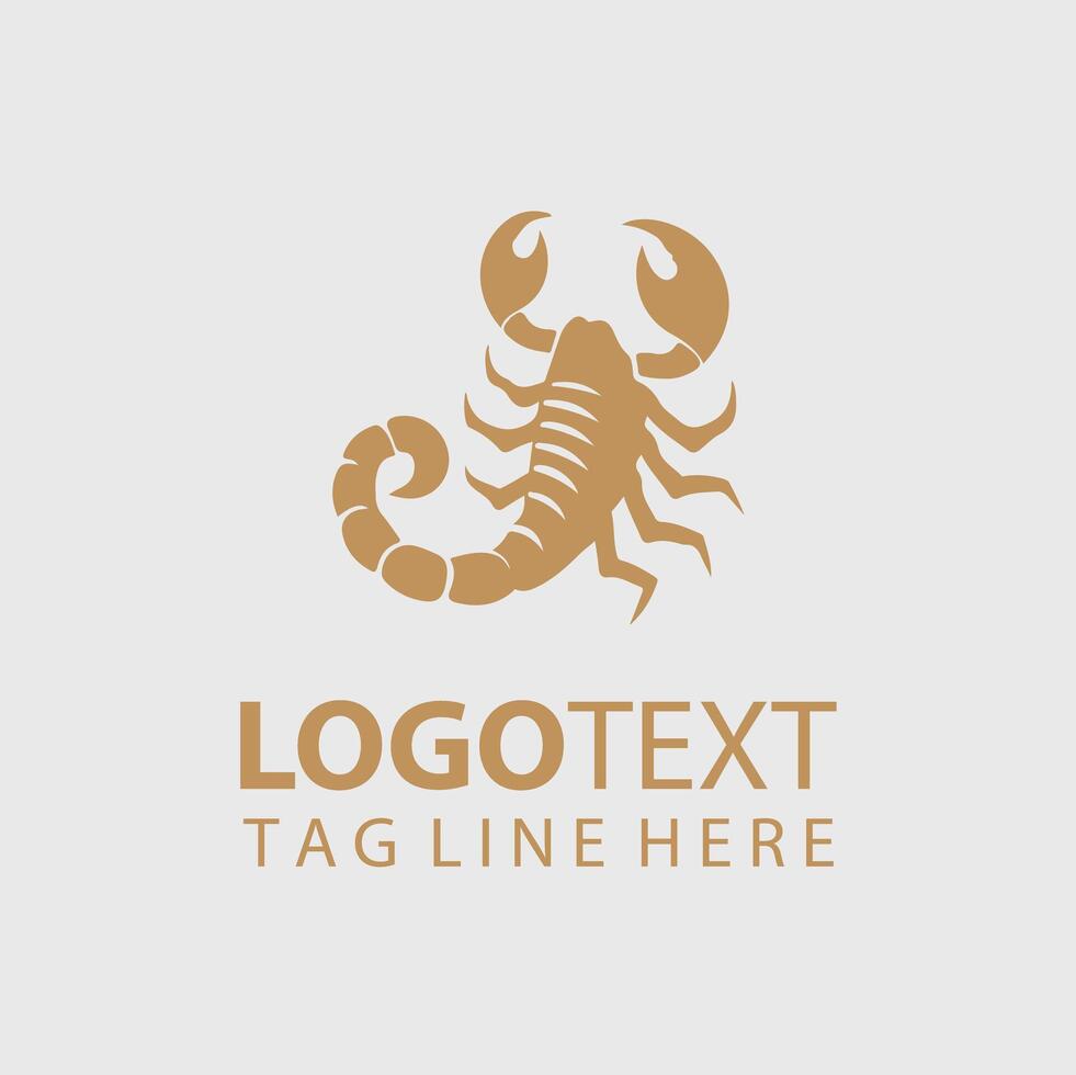 Scorpion Logo Illustration vector