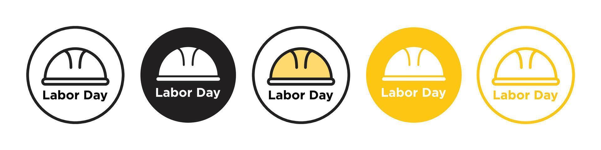 Tribute to Workforce Icon Celebrating Labor Day with Pride vector