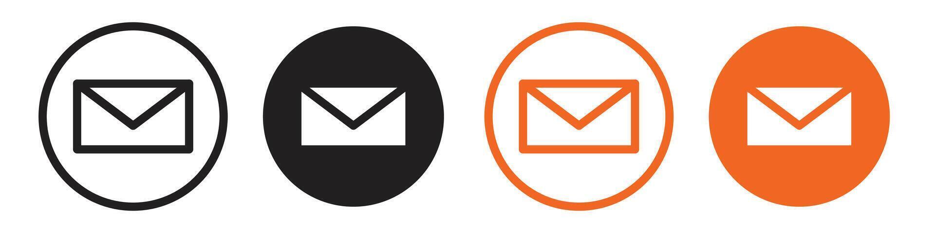 Message icon showing digital communication and text messaging, suitable for social media, email services, and chat platforms vector