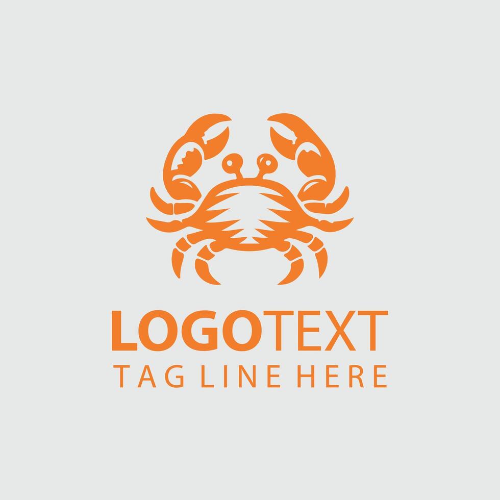 Crab Logo Illustrations vector