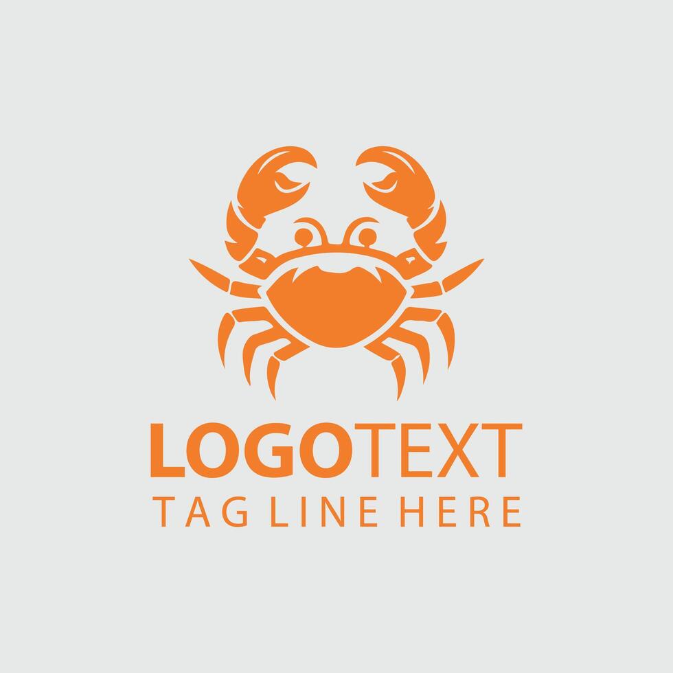 Crab Logo Illustrations vector