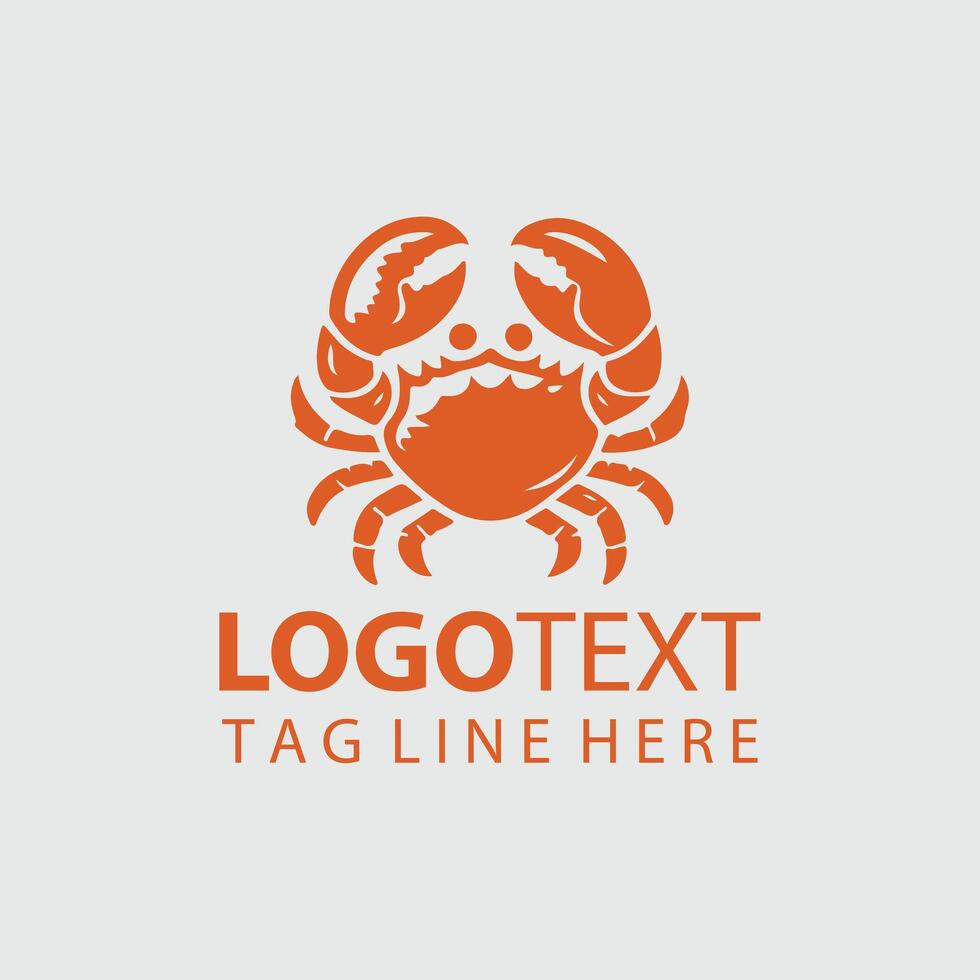 Crab Logo Illustrations vector