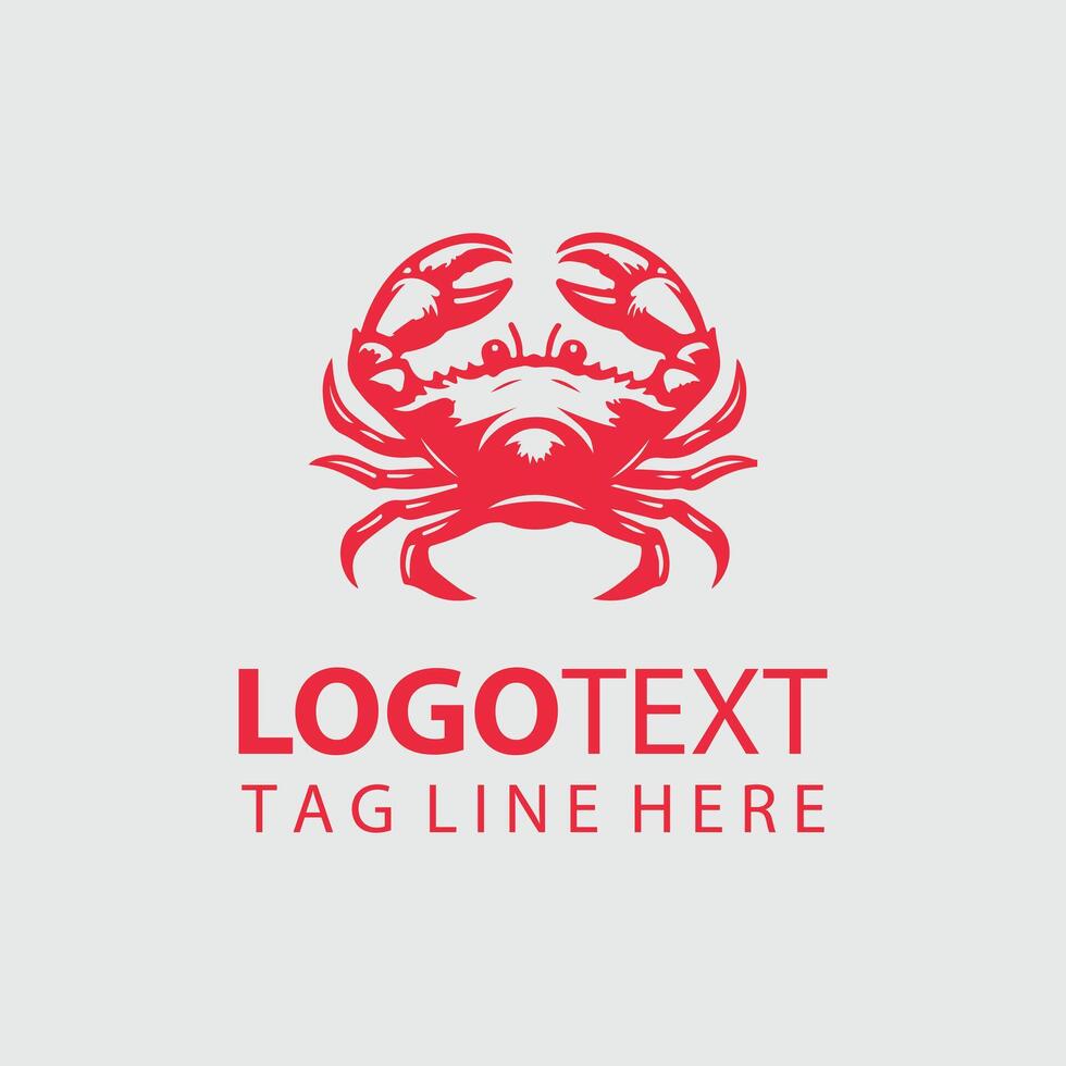 Crab Logo Illustrations vector