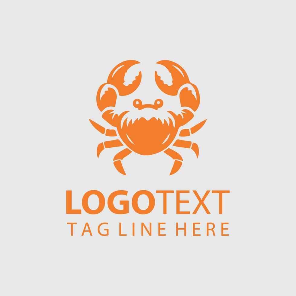 Crab Logo Illustrations vector