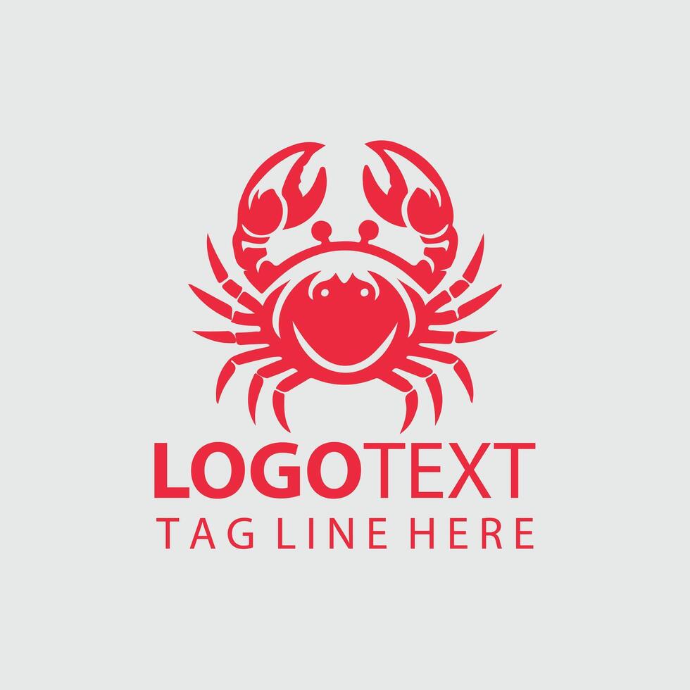 Crab Logo Illustrations vector