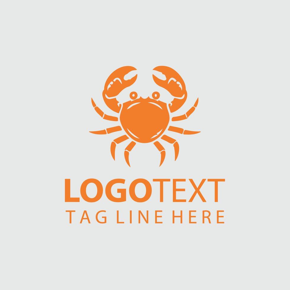 Crab Logo Illustrations vector
