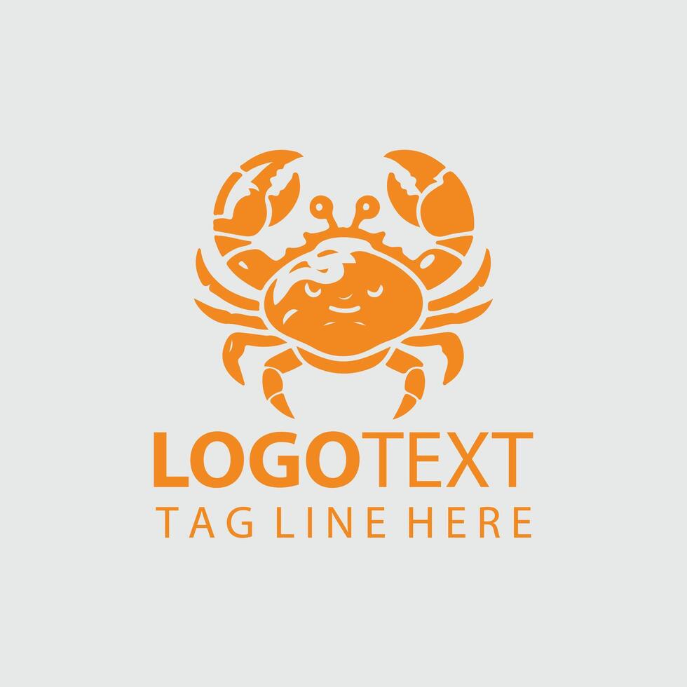 Crab Logo Illustrations vector